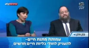 ראיון בערוץ 20 עם אילנה דרור והרב הבר