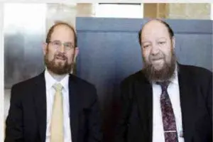 הרב דניאל מן תורם כליה לרב משה קליין
