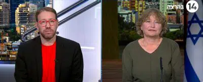 יהודה שלזינגר מערוץ 14 מראיין את ג'ודי סינגר.