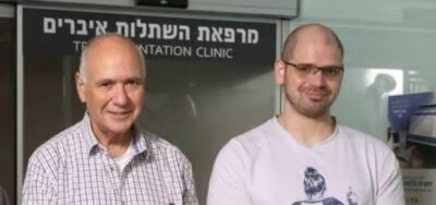 אדר רסין תורם כליה ואביו מקבל כליה