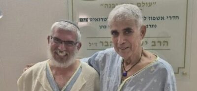 Yonatan Rom donates a kidney to Reuven Tam.